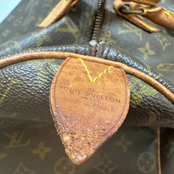 Auth Louis Vuitton Speedy 40 Hand Bag #N4761V80O - FOR CANVAS OR REPAIR - Picture 5 of 15
